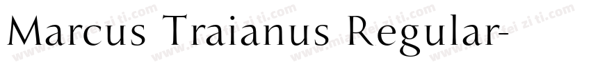 Marcus Traianus Regular字体转换